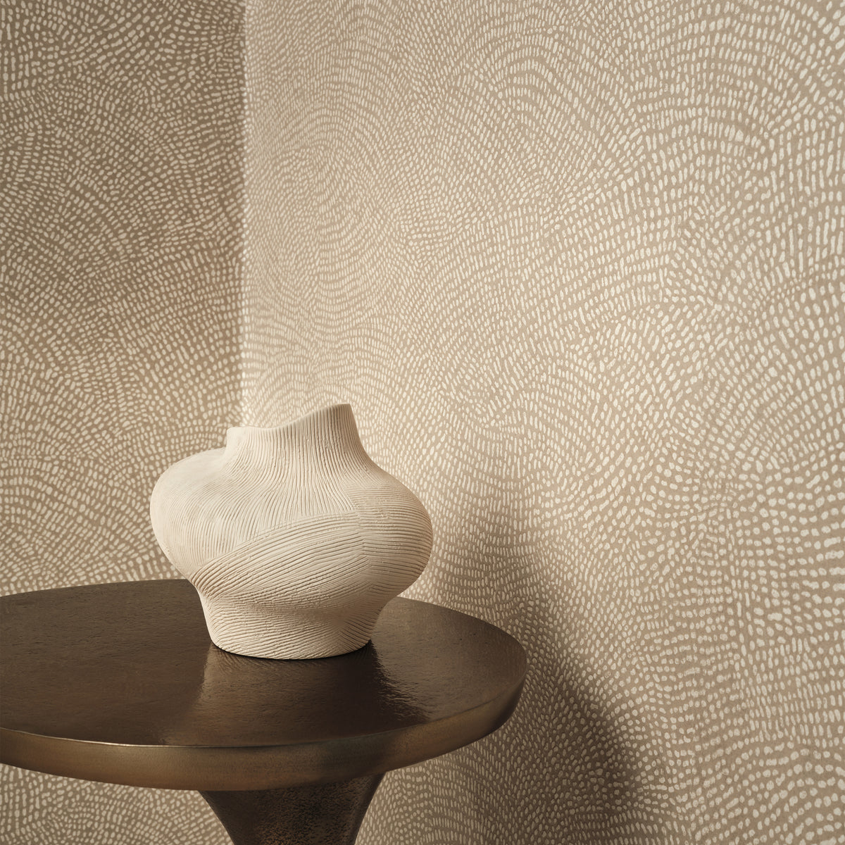 Nivu wallpaper by Romo, styled room shot