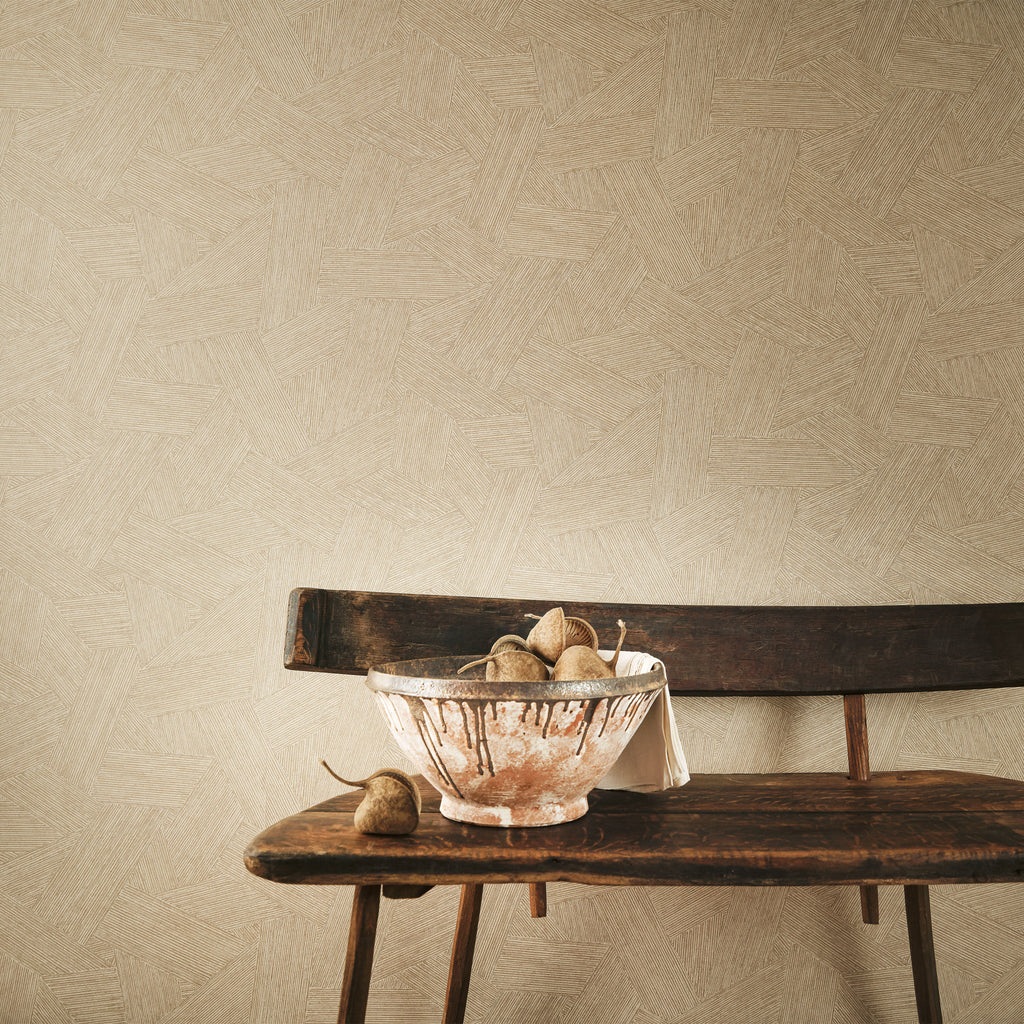 Zenya wallpaper by Romo, styled room shot