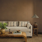 Neri Raffia wallpaper by Romo, styled room shot