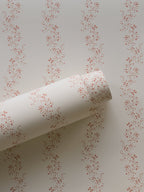 Airy Fairy wallpaper by Langelid/von Bromssen - stripe design in Pink