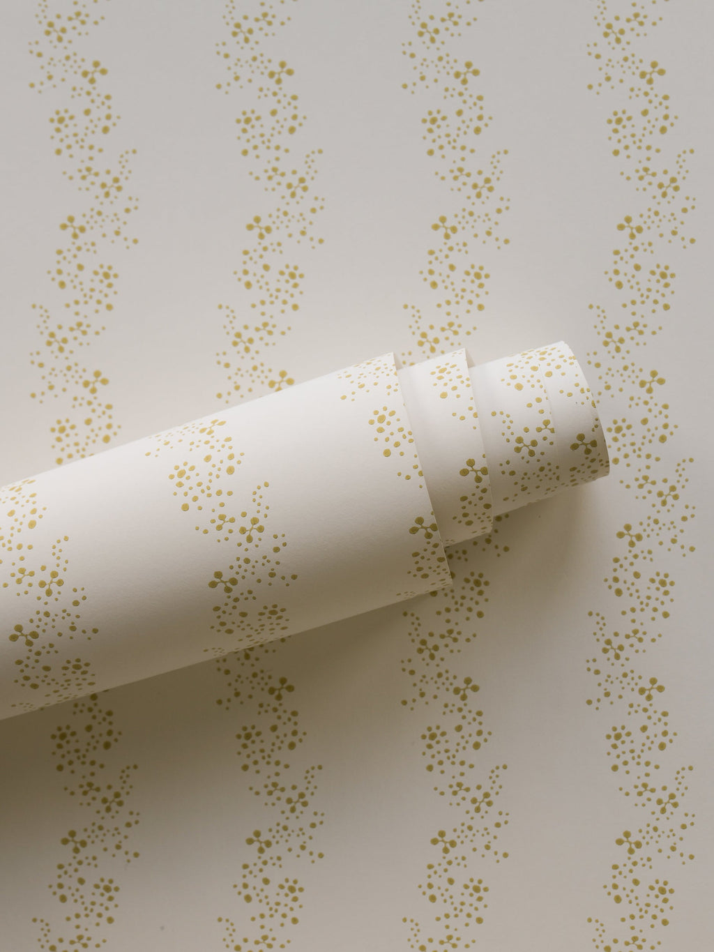 Airy Fairy wallpaper by Langelid/von Bromssen - stripe design in Yellow