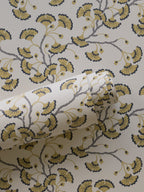 Ginkgo Garden wallpaper by Langelid/von Bromssen - botanical design in Yellow