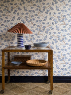 Ginkgo Garden wallpaper by Langelid/von Bromssen - botanical design in Blue