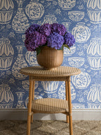 Pottery wallpaper by Langelid/von Bromssen - abstract design in Blue