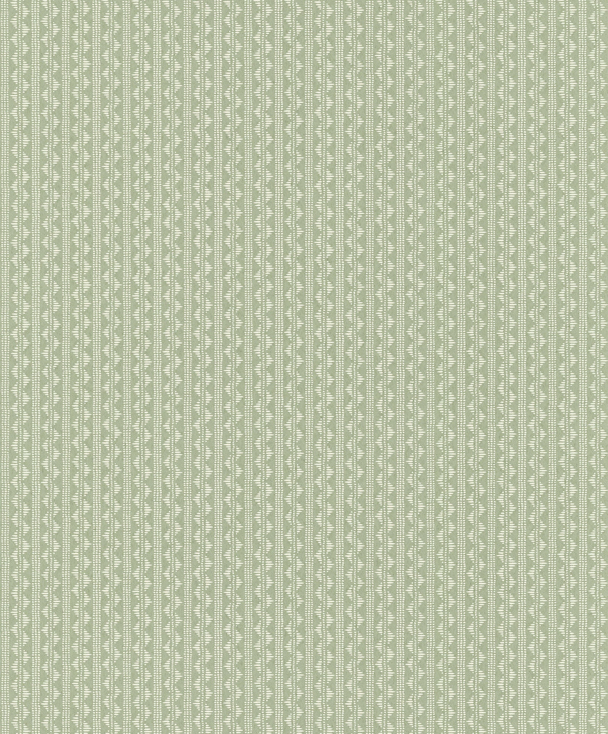 Zigzag wallpaper by Långelid/von Brömssen in Green – Laurel – geometric design