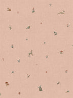 Bambis wallpaper by Coordonné in Pink, flat swatch