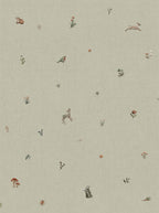 Bambis wallpaper by Coordonné in Green, flat swatch