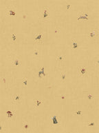 Bambis wallpaper by Coordonné in Yellow, flat swatch