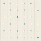 Blouse wallpaper by Coordonné in Blue, flat swatch