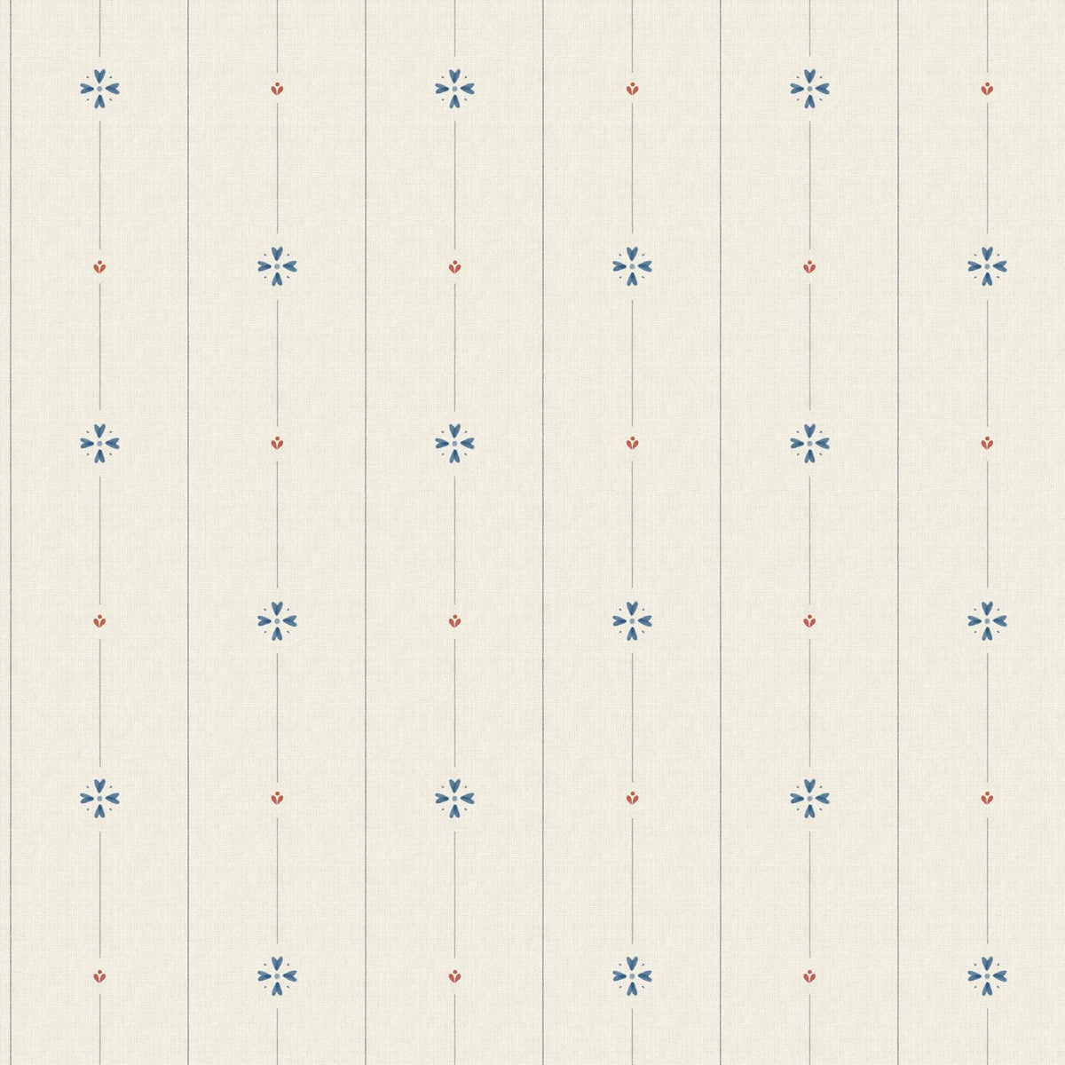 Blouse wallpaper by Coordonné in Blue, flat swatch