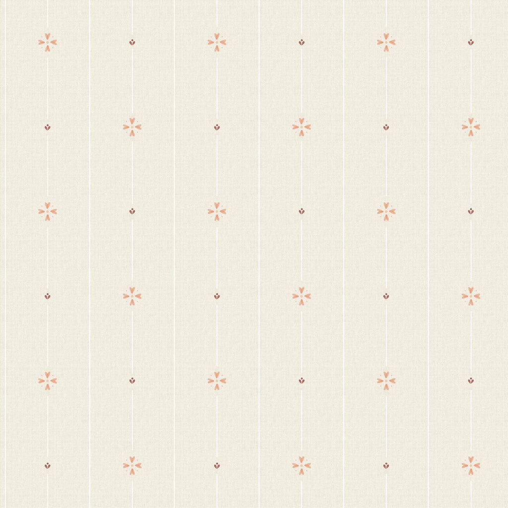 Blouse wallpaper by Coordonné in Pink, flat swatch