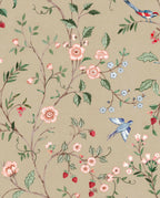 Bucolic wallpaper by Coordonné in Beige, flat swatch