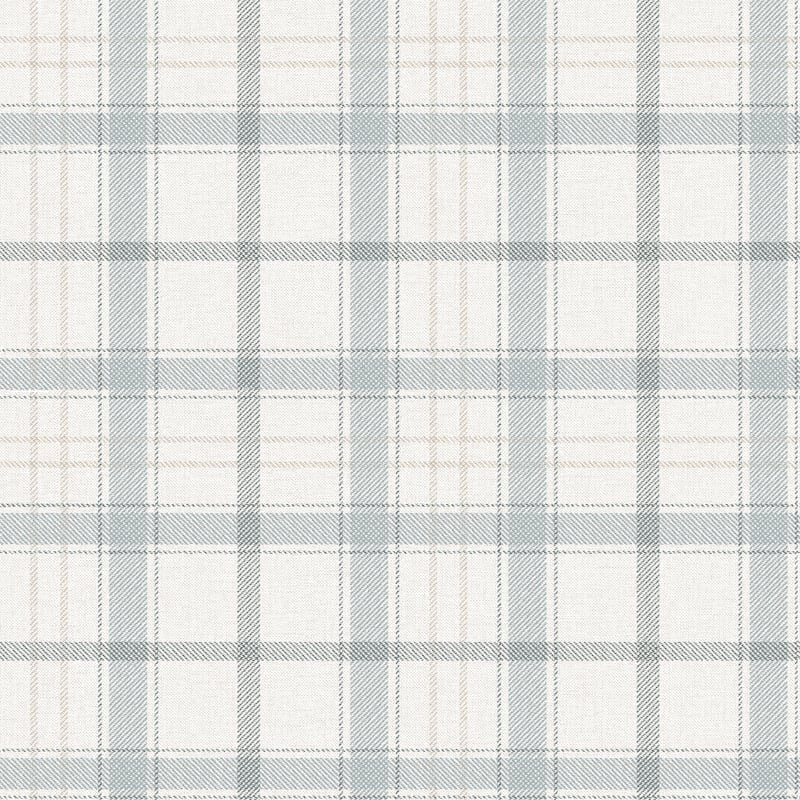 Check 11.5 wallpaper by Coordonné in Blue – Prince, flat swatch