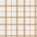 Check 11.5 wallpaper by Coordonné in Brown, flat swatch