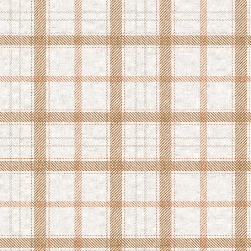 Check 11.5 wallpaper by Coordonné in Brown, flat swatch