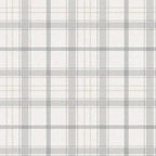 Check 11.5 wallpaper by Coordonné in Grey, flat swatch
