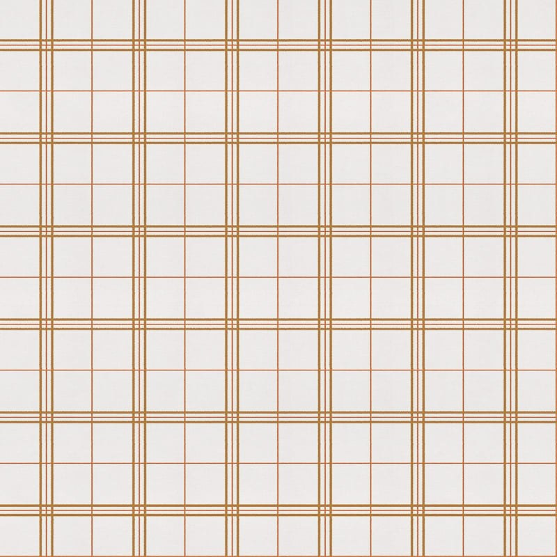 Check 7 wallpaper by Coordonné in Brown, flat swatch