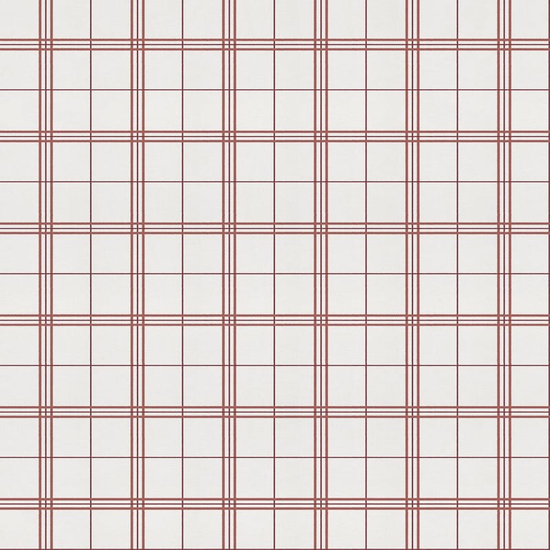 Check 7 wallpaper by Coordonné in Pink, flat swatch