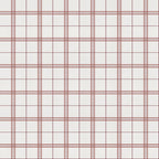 Check 7 wallpaper by Coordonné in Pink, flat swatch