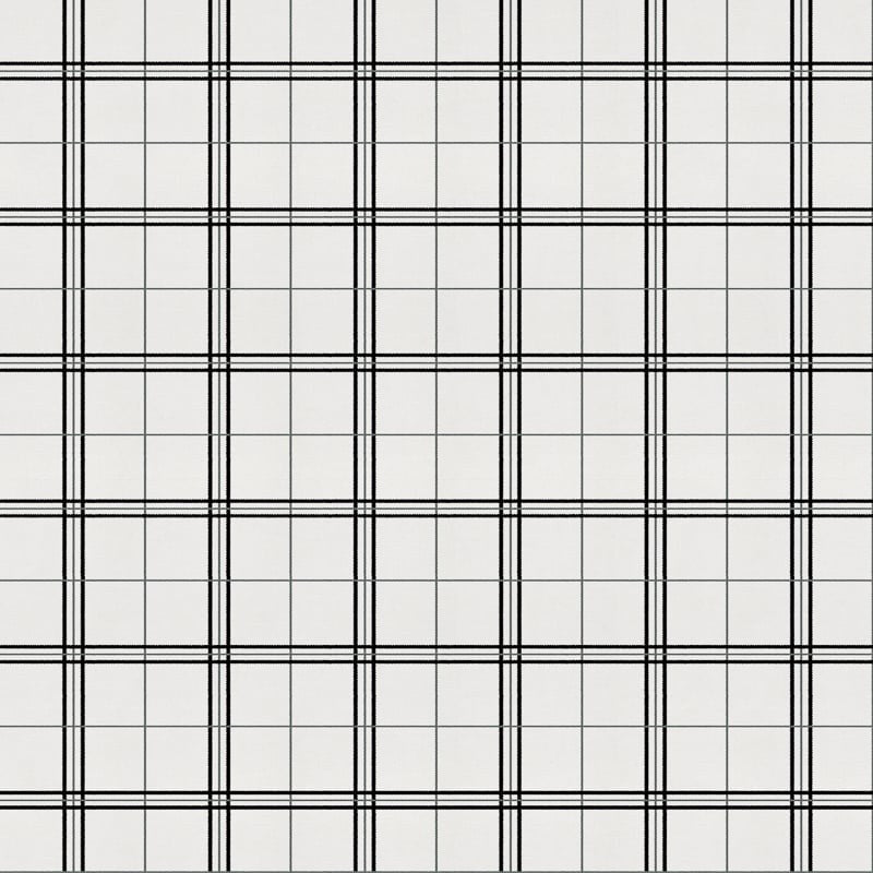 Check 7 wallpaper by Coordonné in Black, flat swatch
