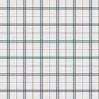 Check 7 wallpaper by Coordonné in Blue – France, flat swatch