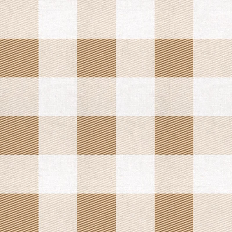 Check 8 wallpaper by Coordonné in Brown, flat swatch