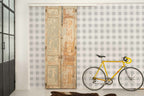 Check 8 wallpaper by Coordonné in Grey – Marble, styled room