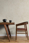 Ciment wallpaper by Coordonné in Cream, styled room