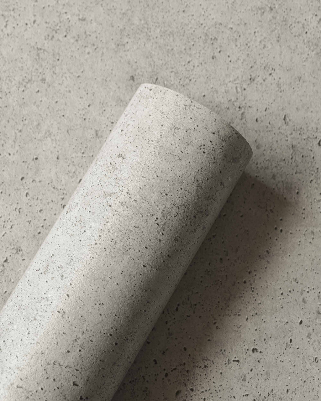 Ciment wallpaper by Coordonné in Beige, roll close-up