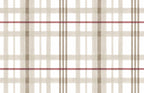 Clan's Check wallpaper by Coordonné in Cream, flat swatch