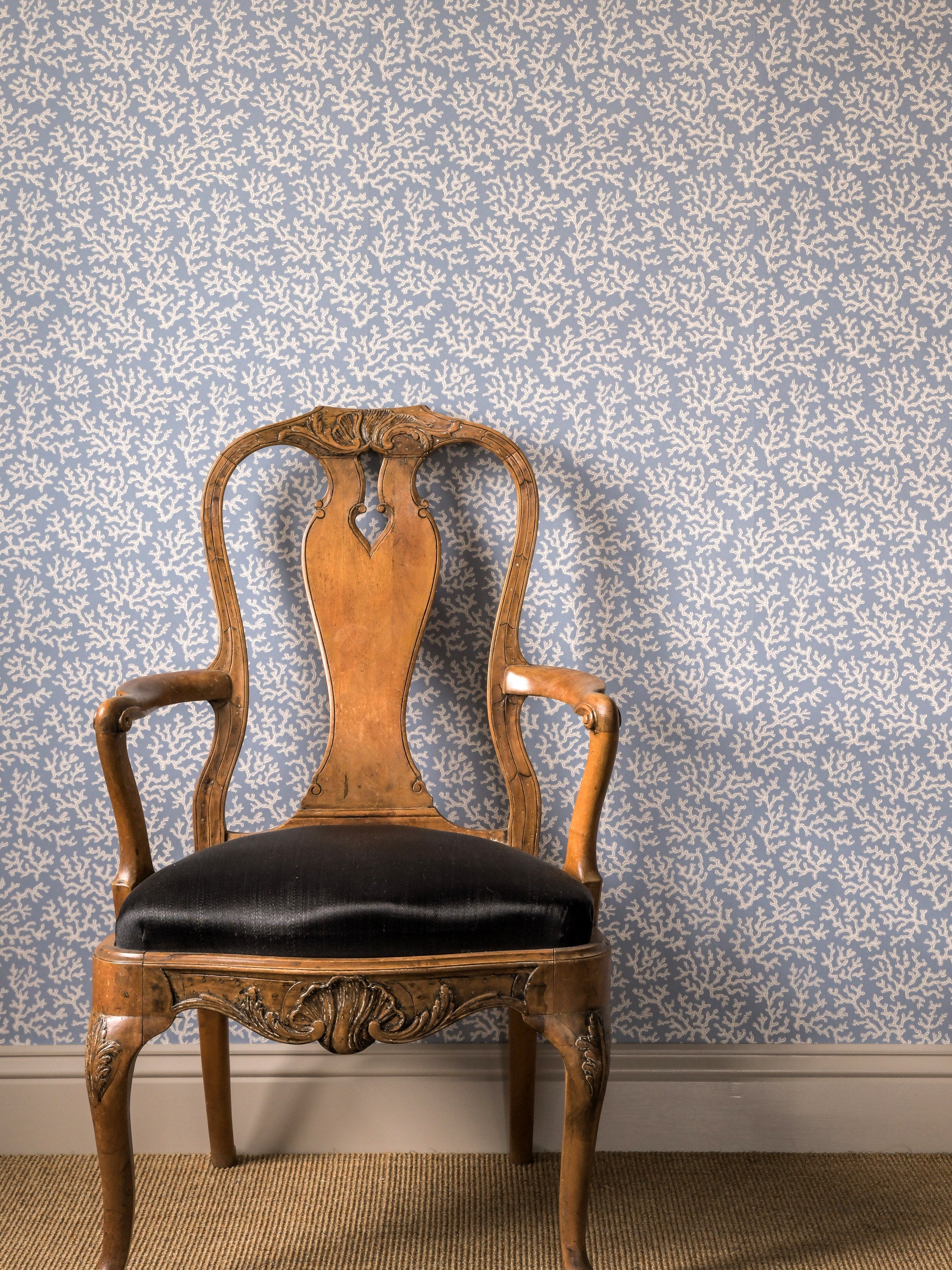 Coral wallpaper by Langelid/von Bromssen - coastal design in Blue