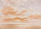 Cumulus Clouds wall mural by Coordonné in Orange, flat swatch