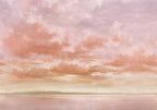 Cumulus Clouds wall mural by Coordonné in Pink, flat swatch