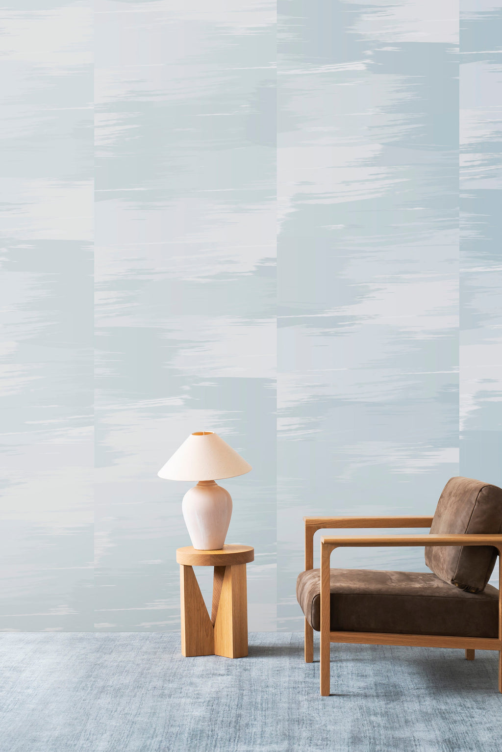 Mirage wallpaper by Emma Hayes – abstract, metallic design