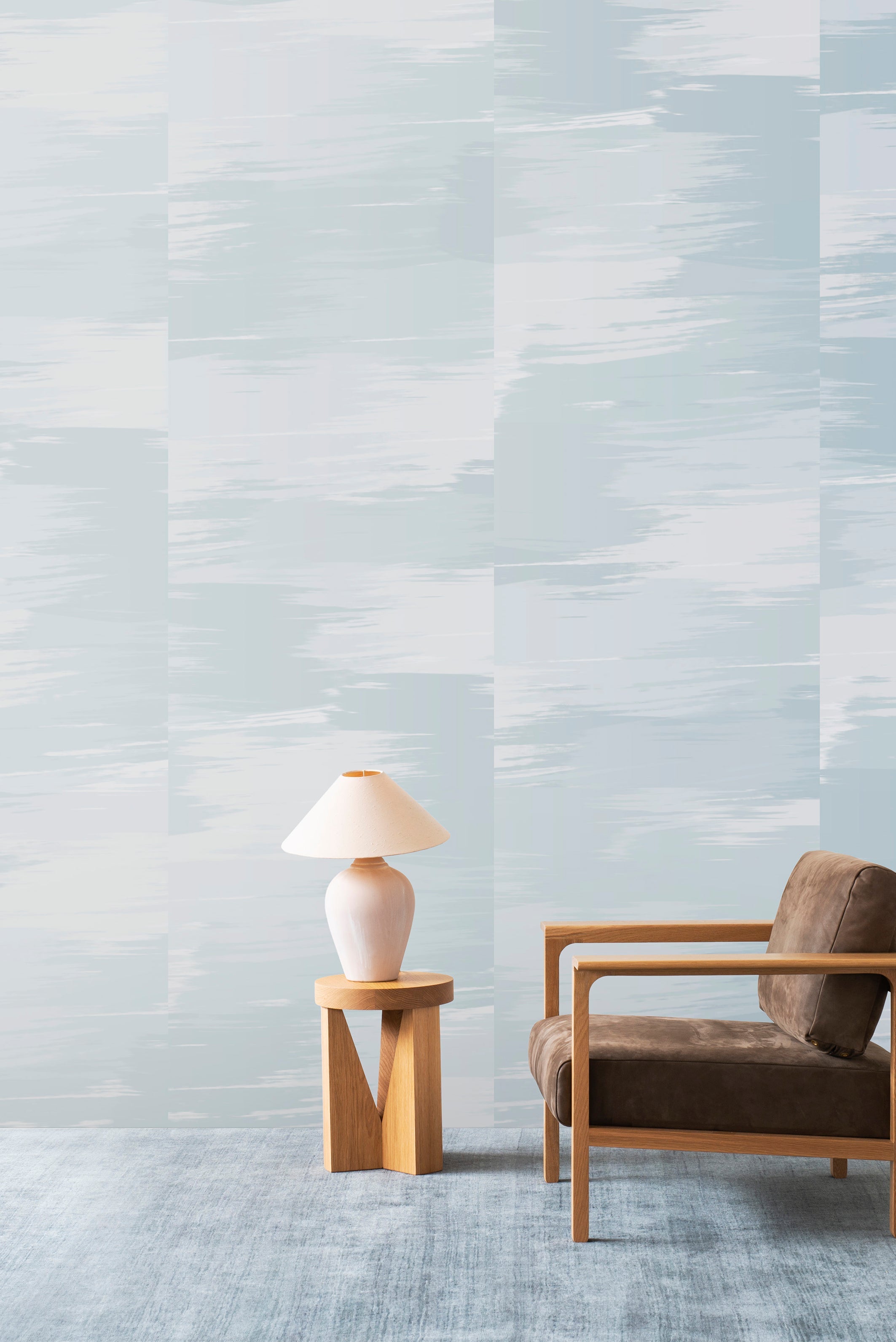 Mirage wallpaper by Emma Hayes – abstract, metallic design