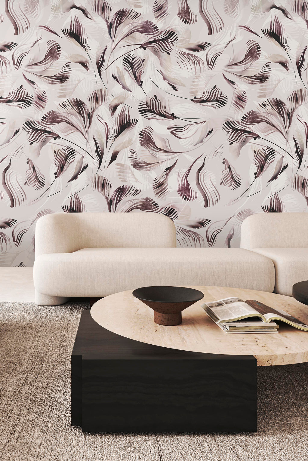 Palm wallpaper by Emma Hayes – botanical, floral design
