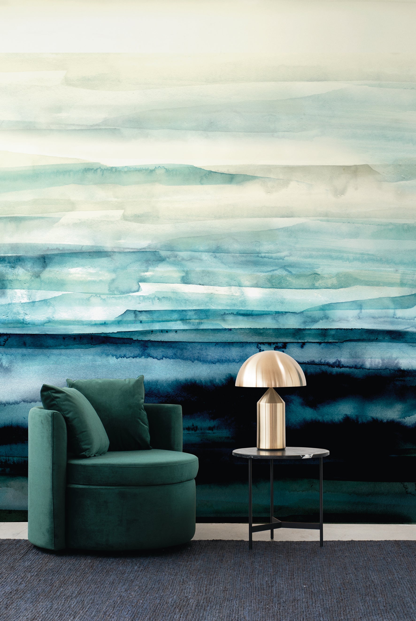 Sediment wallpaper by Emma Hayes – abstract design