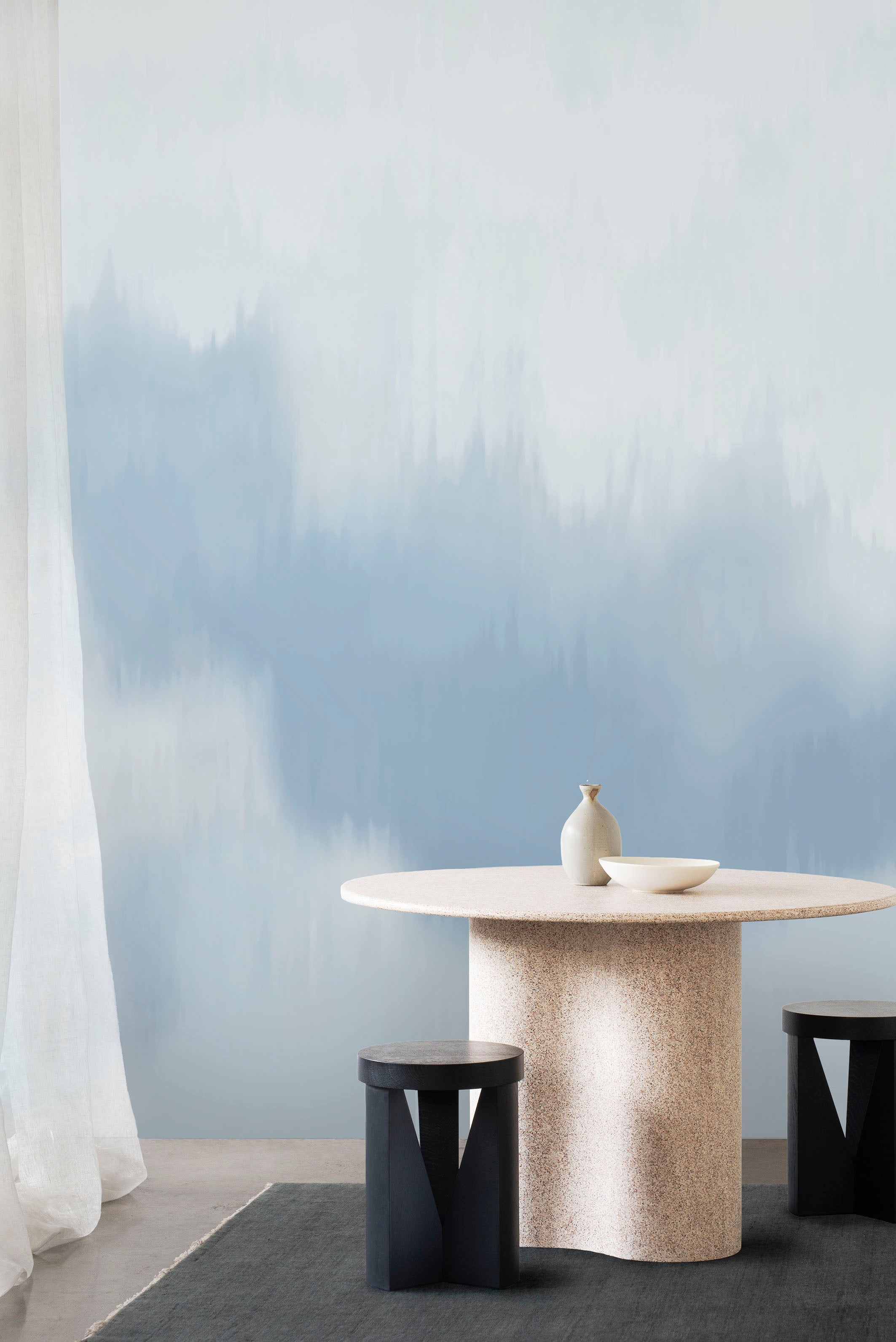 Solar wallpaper by Emma Hayes – abstract, metallic design