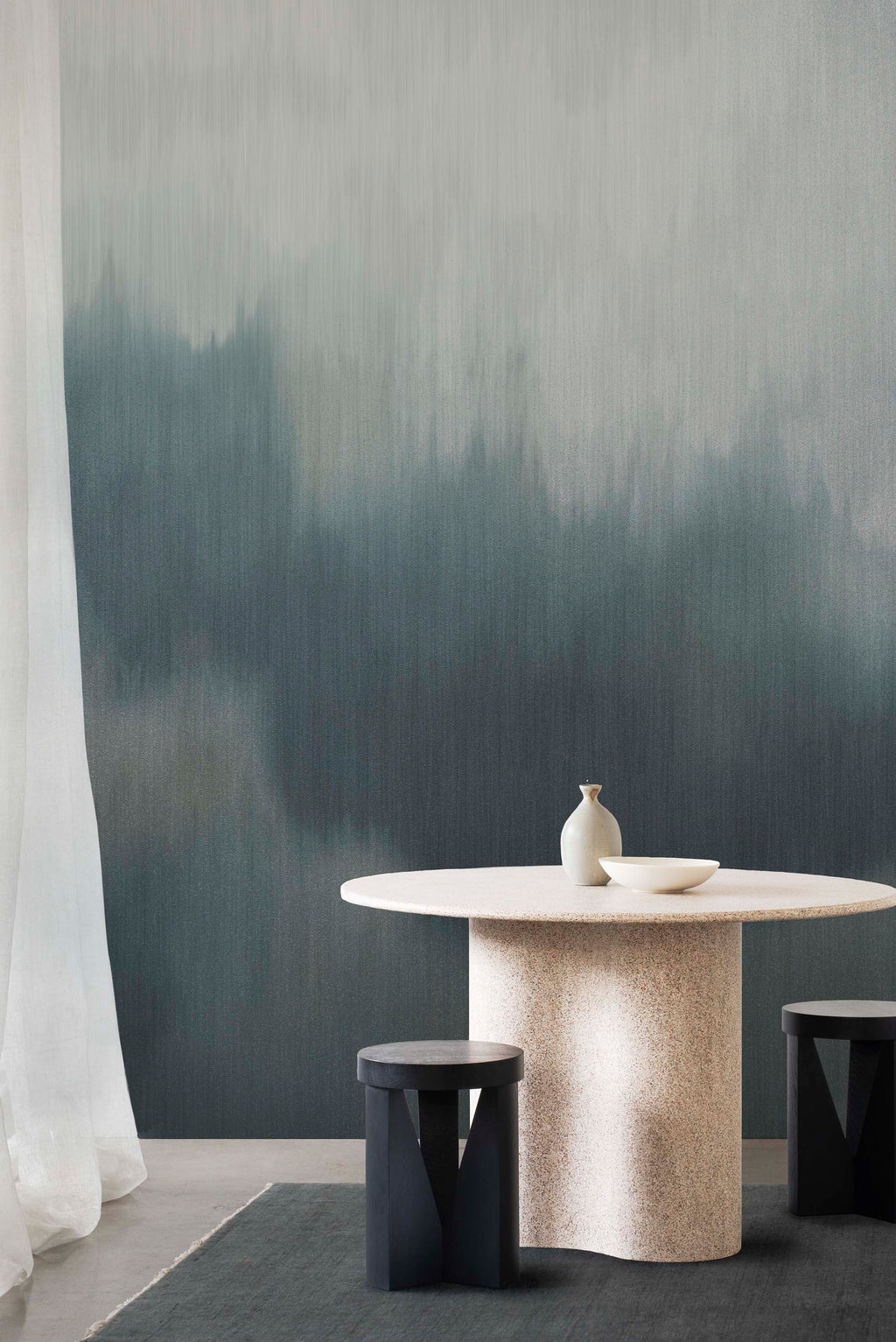 Solar wallpaper by Emma Hayes – abstract, metallic design