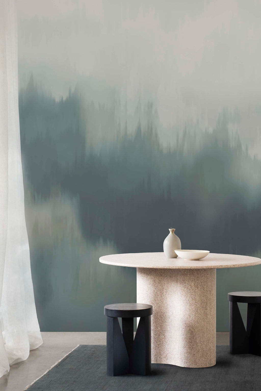 Solar wallpaper by Emma Hayes – abstract, metallic design