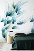 Songbird wallpaper by Emma Hayes – botanical design
