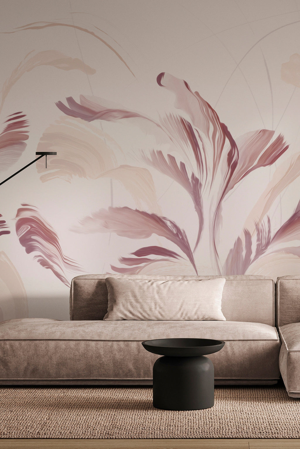 Swirl wallpaper by Emma Hayes – botanical design