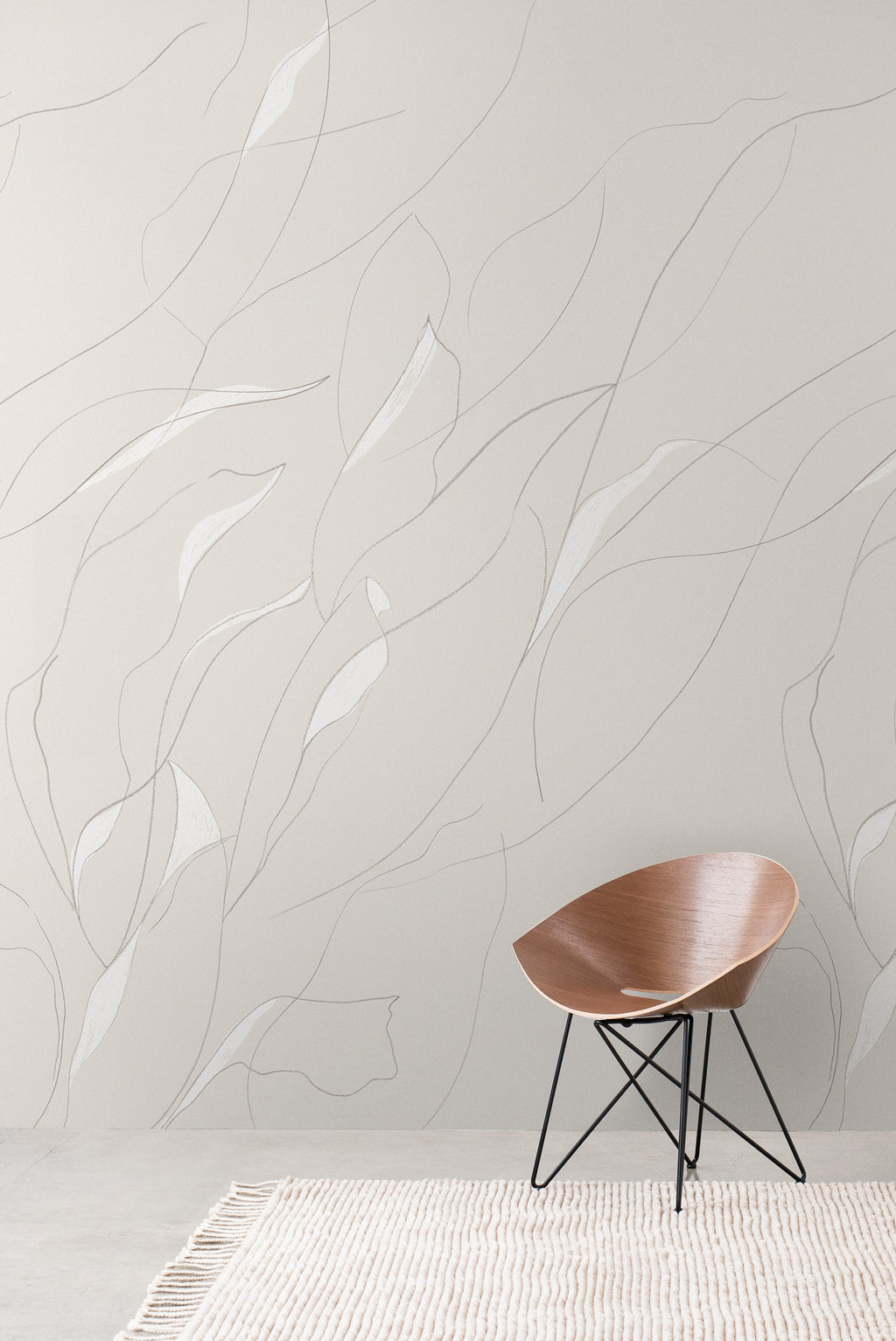 Vine wallpaper by Emma Hayes – botanical design