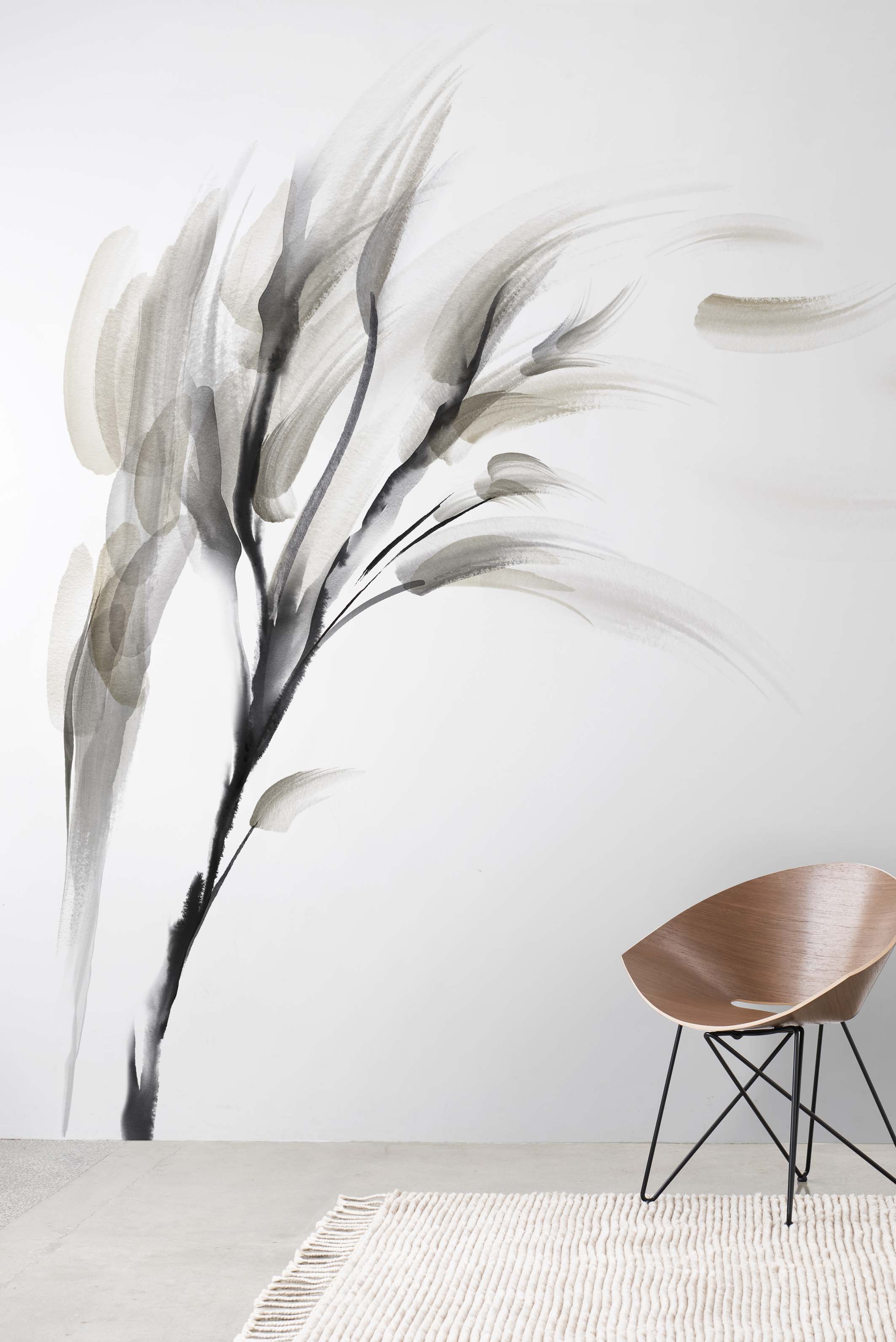 Willow wallpaper by Emma Hayes – botanical design