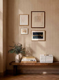 Espiguilla wallpaper by Coordonné in Beige, styled room