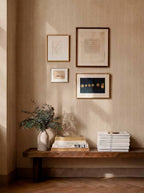 Espiguilla wallpaper by Coordonné in Beige, styled room