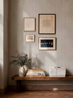 Espiguilla wallpaper by Coordonné in Grey, styled room