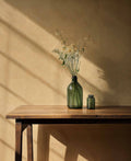 Estuco wallpaper by Coordonné in Yellow, styled room