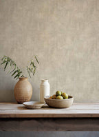 Fibras wallpaper by Coordonné in White, styled room