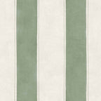Florentine Stripe wallpaper by Coordonné in Green – Sage, flat swatch